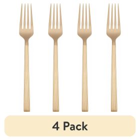 (4 pack) River Gold Stainless Steel Salad Fork